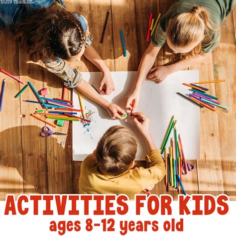 25 Activities for Kids ages 8-12 years old (made by teachers!)