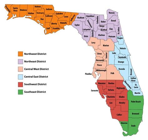 Florida county map | Angel Flight SoutheastAngel Flight Southeast ...