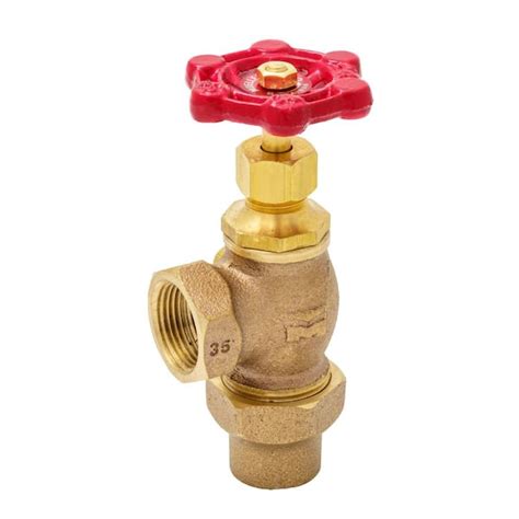 ProLine Series 3/4 in. x 3/4 in. Brass Water Meter Valve with Drain 105-774NL - The Home Depot