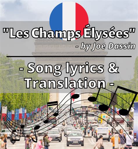 Joe Dassin – Les Champs Élysées (French Lyrics English Translation)