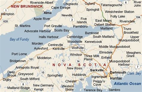 Where is Wolfville, Nova Scotia? see area map & more