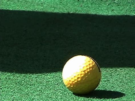 Up Close On A Golf Ball Being Hit Stock Footage Video 25916 - Shutterstock