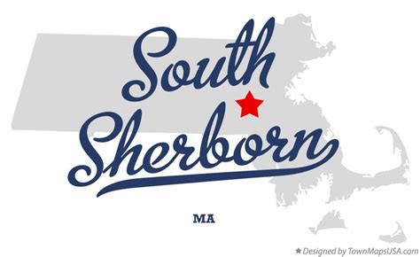 Map of South Sherborn, MA, Massachusetts