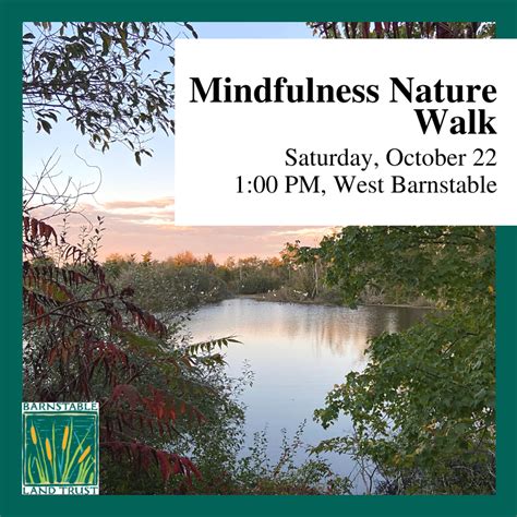 Partner Event: Mindfulness Nature Walk — Barnstable Land Trust