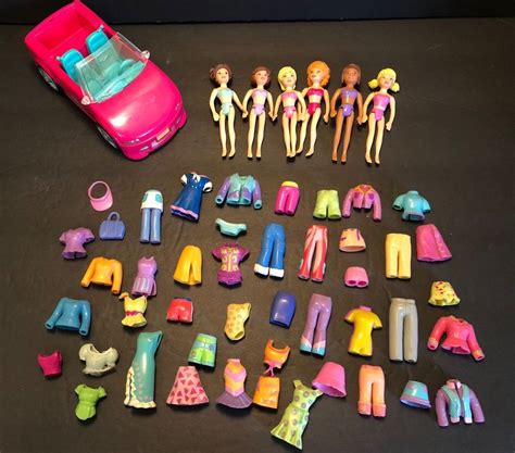 Polly Pocket 50pc Lot Dolls Clothes Accessories - No Reserve | eBay ...