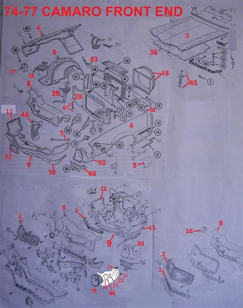 74-77 CAMARO FRONT END PARTS – Chicago Muscle Car Parts , Inc.