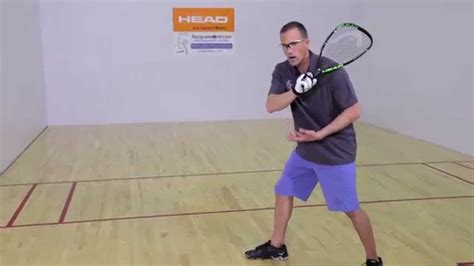 Rocky Carson Racquetball Backhand Tip - YouTube