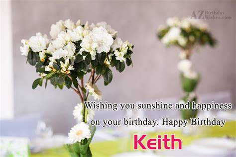 Happy Birthday Keith