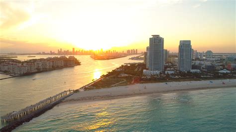 Aerial drone footage Miami Beach dade county 4k Stock Footage,#footage# ...