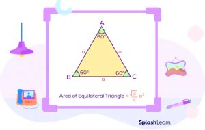 Area of Equilateral Triangle - Formula, Derivation & Examples