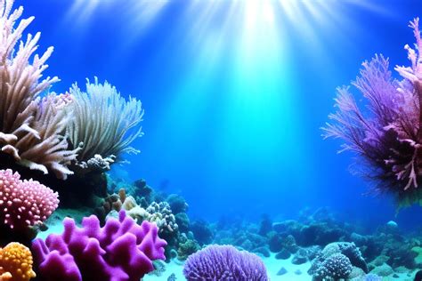 Underwater scene. Ocean coral reef underwater. Sea world under water background. 16559062 Stock ...