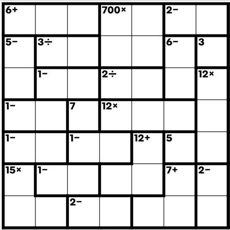 Kenken 9x9 Printable | James Crossword Puzzles