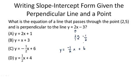 Slope Intercept Form That Is Perpendicular Five Disadvantages Of Slope Intercept Form That Is ...