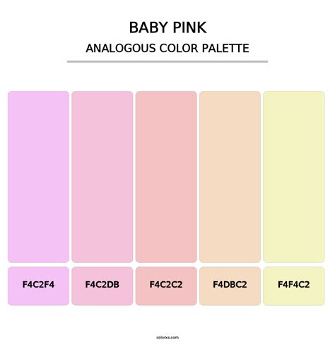 Baby Pink color palettes - colorxs.com