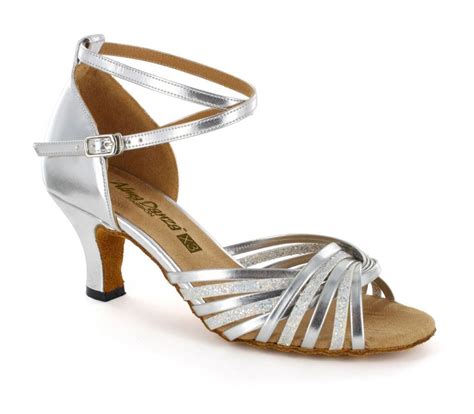 Silver PU & sparkle Sandal A268612 | Latin dance shoes, Salsa shoes, Sparkle sandals