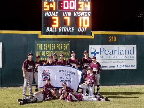 Pearland East Little League Heads To State