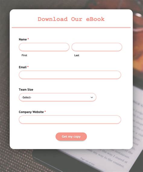 Lead Generation Form | Lead Capture Form Template - Zoho Forms