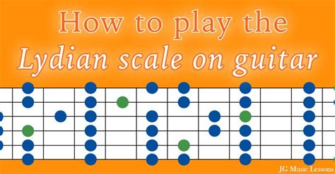 How to play the Lydian scale on guitar (with application examples) - JG ...