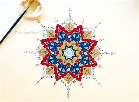 Turkish Illumination Tutorial Tezhip — Art of Islamic Illumination