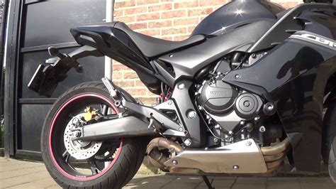 Honda CBR600f PC41 Mounting the Arrow Exhaust - YouTube