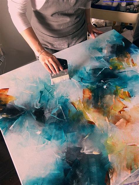 Five Abstract Painting Techniques Using Acrylics That Had Gone Way Too Far | Abstract Painting ...