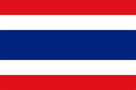 Clipart - Flag of Thailand