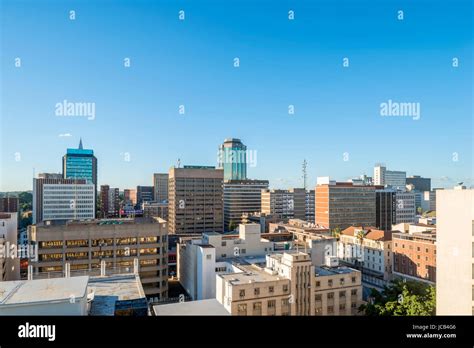 A skyline view of the CBD, Harare Zimbabwe Stock Photo - Alamy