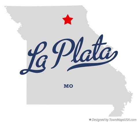 Map of La Plata, MO, Missouri