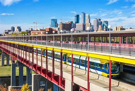 Green Line Light Rail In Minneapolis Photograph by Jim Hughes