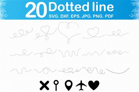 15 Dotted Line Clipart Graphic by BlueFlex · Creative Fabrica