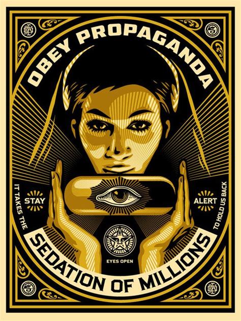 Shepard Fairey unveils new poster design | Obey art, Shepard fairey art, Propaganda art