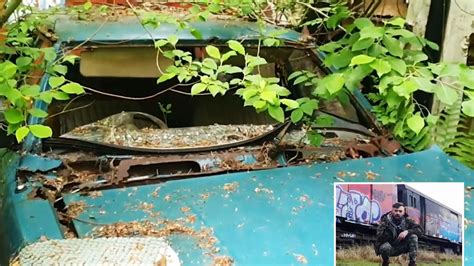 Shocking footage shows nature take over abandoned car graveyard where ...