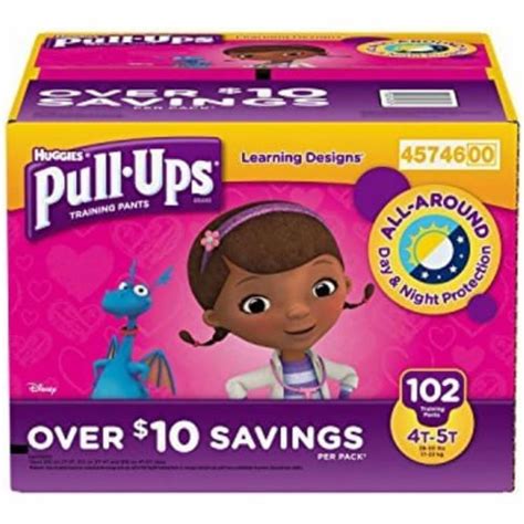 Huggies Pull-ups Training Pants for Girls (Size XL, 4T - 5T, 102 Count), 1 - Kroger