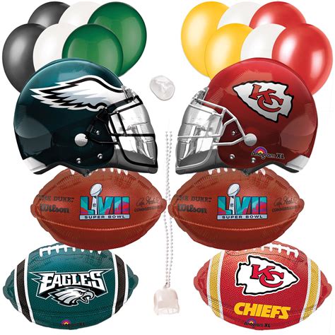 AFC NFC Championship Face Off Football Helmet Balloon Pack, 20pc ...