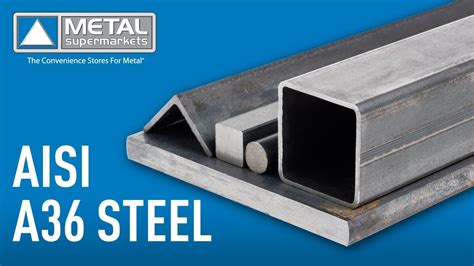 Grade Guide: AISI A36 Steel | Metal Supermarkets - YouTube