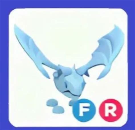 Roblox Adopt Me Fr Frost Dragon | Pet adoption certificate, Aesthetic apps games, Adoption