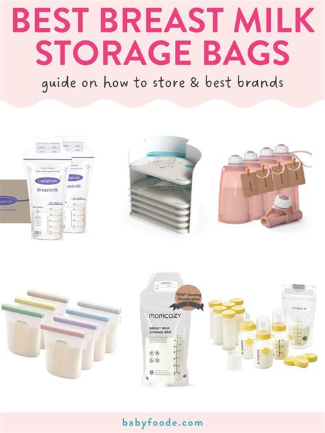 6 Best Breast Milk Storage Bags & Containers 2023 - Sunshine Billingual ...