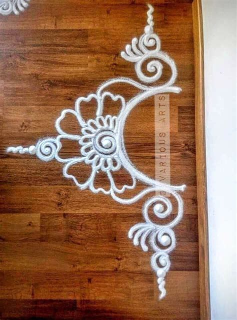 Pin on Big rangoli designs | Free hand rangoli design, Simple rangoli ...