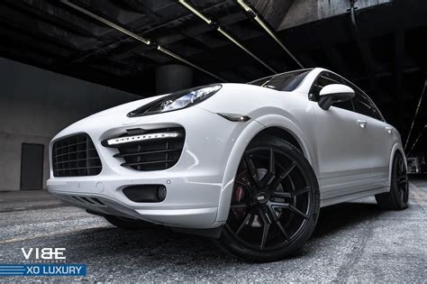 Black Verona Rims by XO Luxury on Porsche Cayenne GTS — CARiD.com Gallery