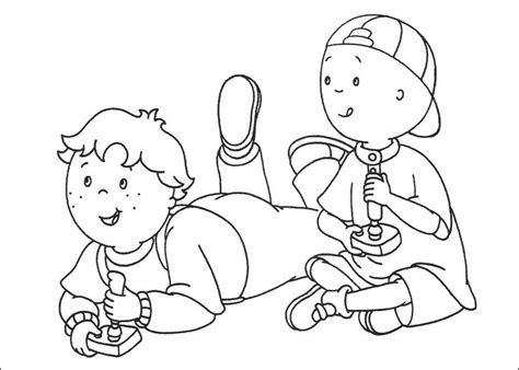 Free Printable Caillou Coloring Pages For Kids