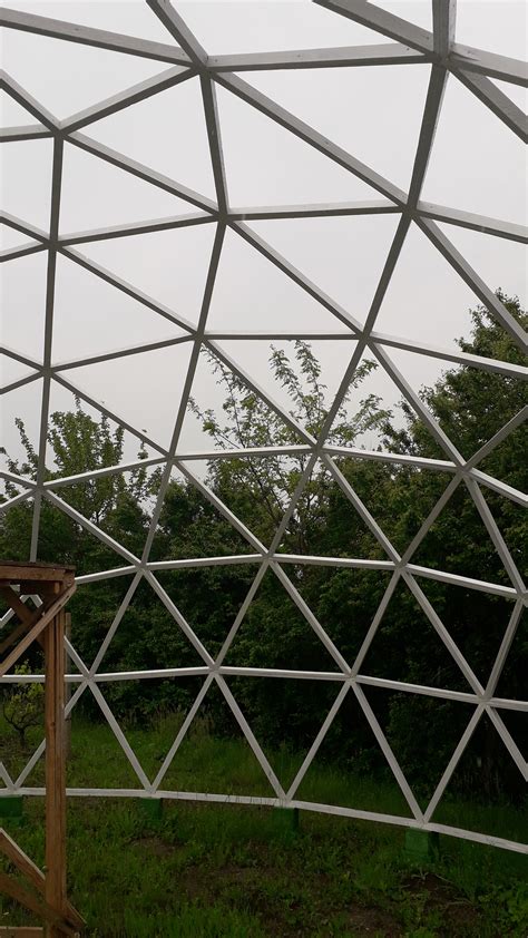 Geodesic dome greenhouse build (greenhouses forum at permies)