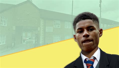 Man United's Marcus Rashford returns to school the day after Arsenal ...