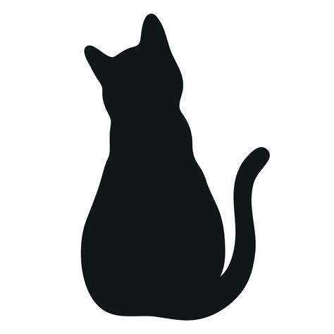 Black cat illustration 13354514 Vector Art at Vecteezy