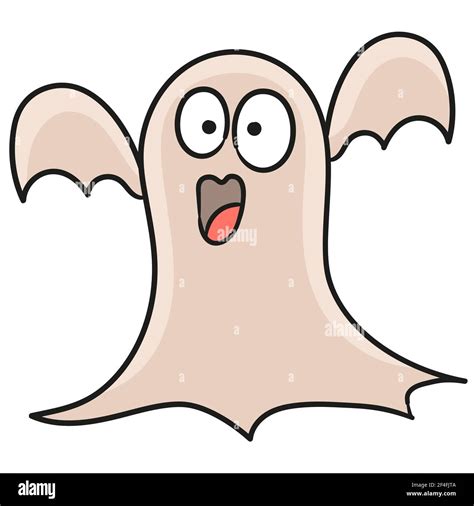 Scary Ghost Face Cartoon