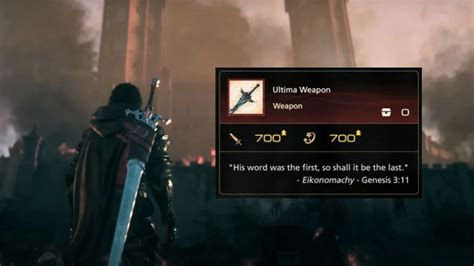 Final Fantasy 16: How to Unlock Ultima Weapon