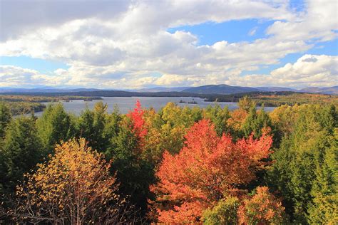 Lake Winnipesaukee Fall Foliage Photograph by John Burk | Fine Art America