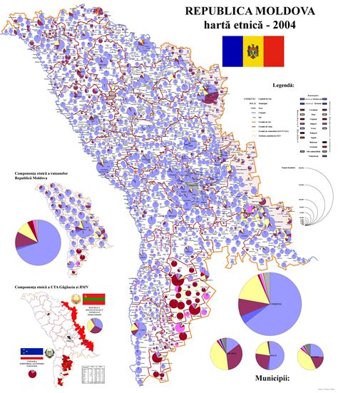 Highly detailed ethno-linguistic map of Moldova | Moldova, Map, Historical maps