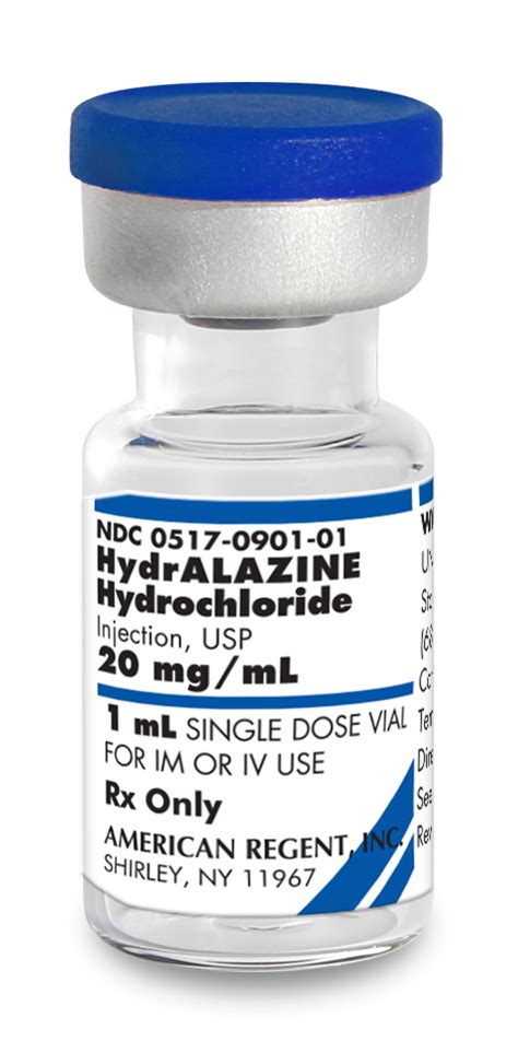 HydrALAZINE Hydrochloride / Products / American Regent