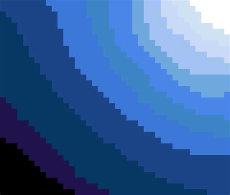 Pretty blue gradient three likes for green pixel art