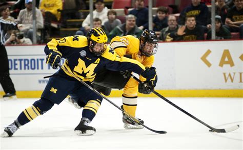 Michigan hockey starts second half with a dud in 4-0 loss to Michigan ...